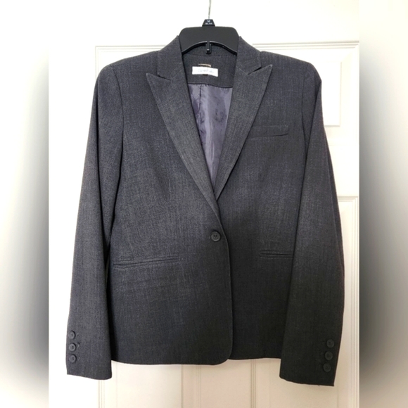 Calvin Klein Grey Women's Jacket.  Size 4 - Picture 1 of 2
